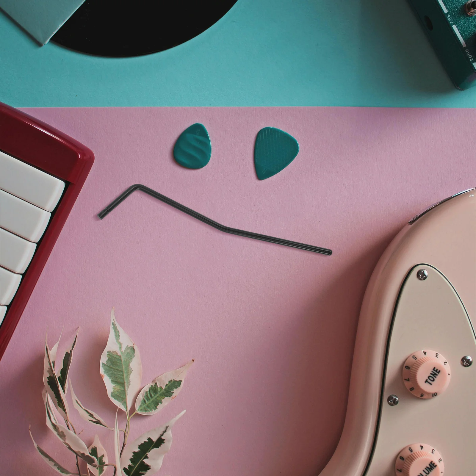 

5Mm Plug in Electric Guitar Whammy Bar Metal Tremolo Arm for Vibrato Effects Reliable Performance Guitar Accessory