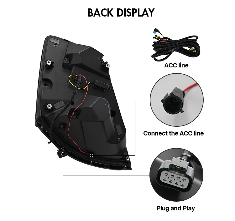 HOSI Led المصباح Led لفولفو VNL VNM 2004-2018 Led المصابيح الأمامية نظام إضاءة السيارات VNX 2015-2018 المصباح الأمامي #5