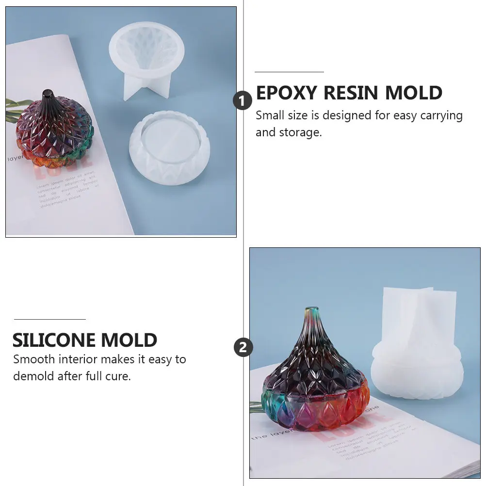 

Набор из 2 силиконовых форм для хранения в форме капли воды, для изготовления изделий из эпоксидной смолы, легкое извлечение, малый размер, принадлежности для литья из смолы