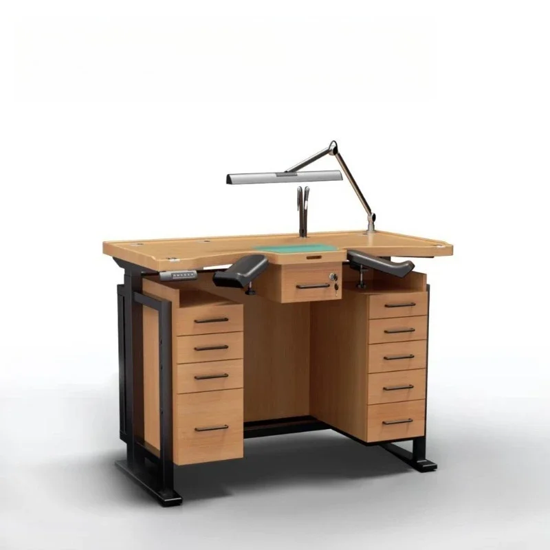 Watchmaker's new watch repair lifting table, electric lifting height watch repair table