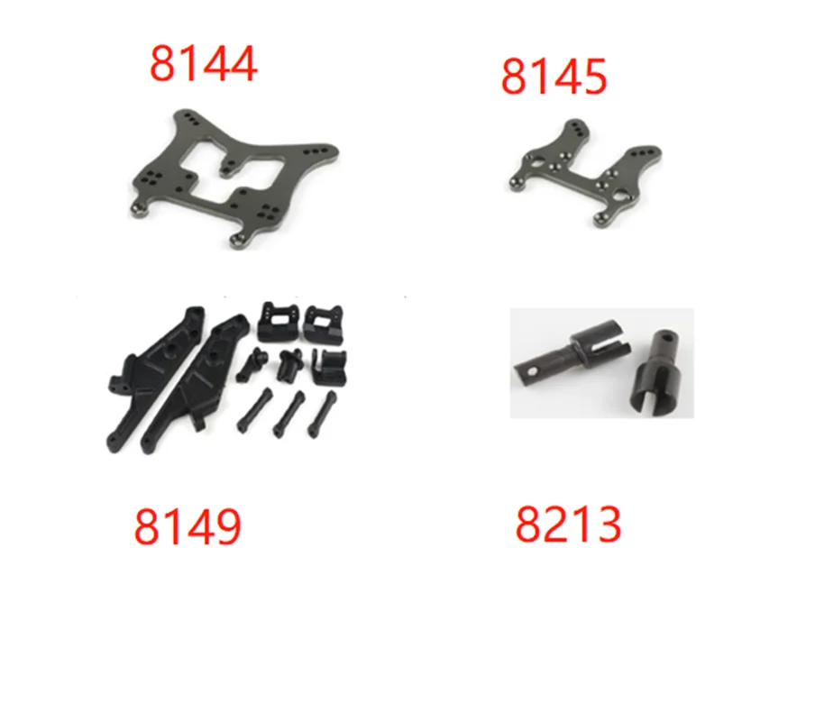 Rc Car Accessories 1/8 ZD Racing Parts 8144 Rear 8145 Front Shock Tower Plate 8149 Tail Bracket 8213 Planetary Tooth Joint Cup