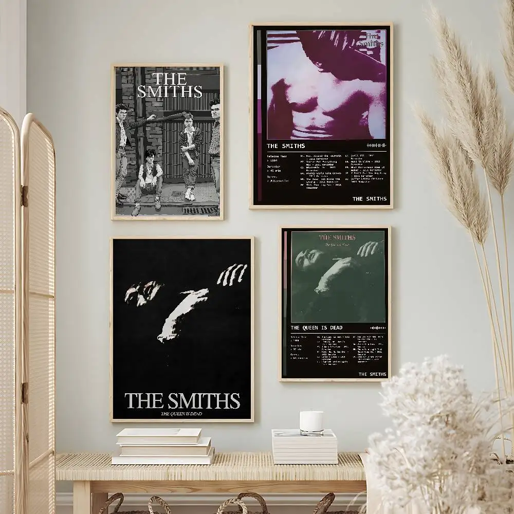 Classic Band The Smiths Posters Premium Self-Adhesive No Residue Wall Sticker for Home Office Bar Decor