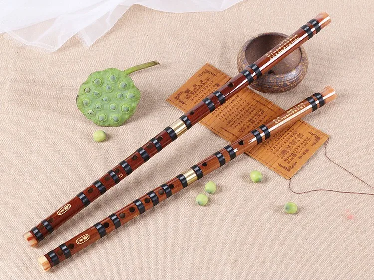 Hochwertige Bambusflöte Professionelle Holzblasinstrumente Musikinstrumente C D E F G Tonart Chinesische Dizi Querflöte – Detail 1