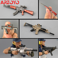 1/12 Scale Mini Rifle Gun Weapon Model Accessories Fit 6'' Male Female World War II Soldier Action Figure Toy