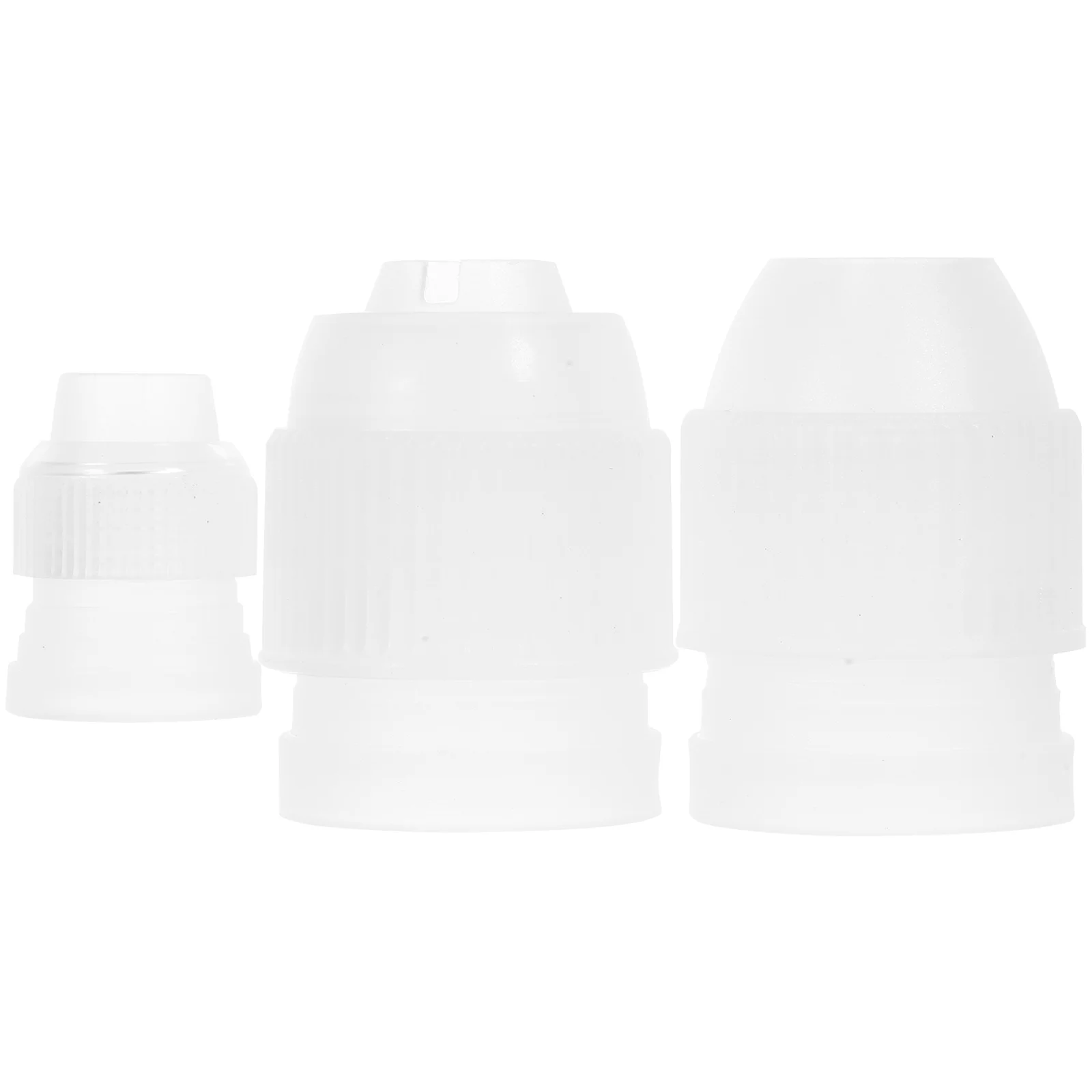 

3Pcs Pastry Piping Couplers Plastic Nozzle Converters for Cake Cookie Cupcake Baking Accessories Couplers for Piping Bags