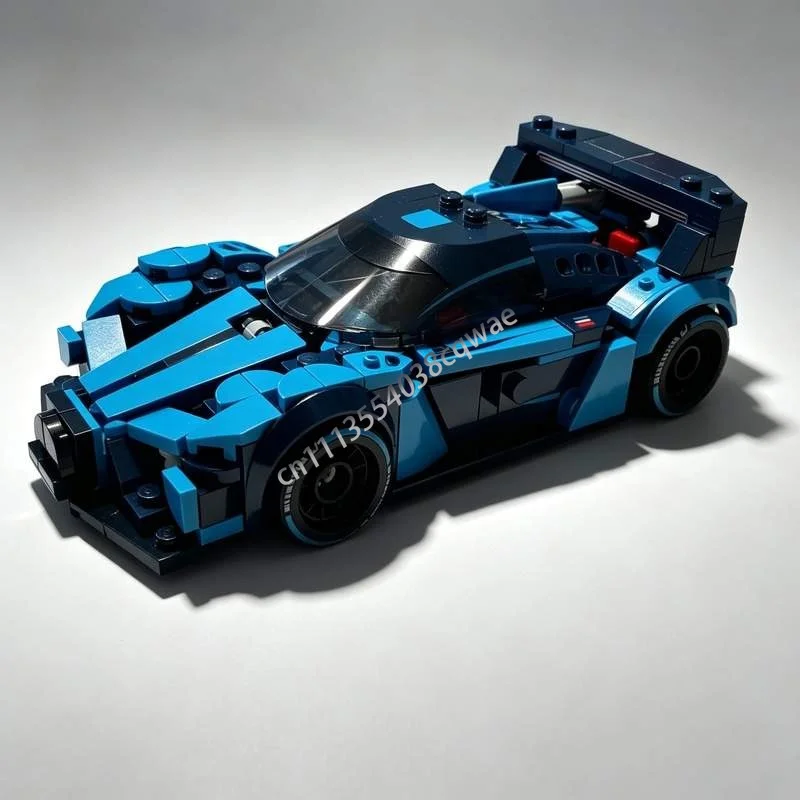 217PCS Bolide Racing Car Model Vehicle Custom Puzzle Technical DIY Assembly Building Blocks Creative Toy Collection Display Gift