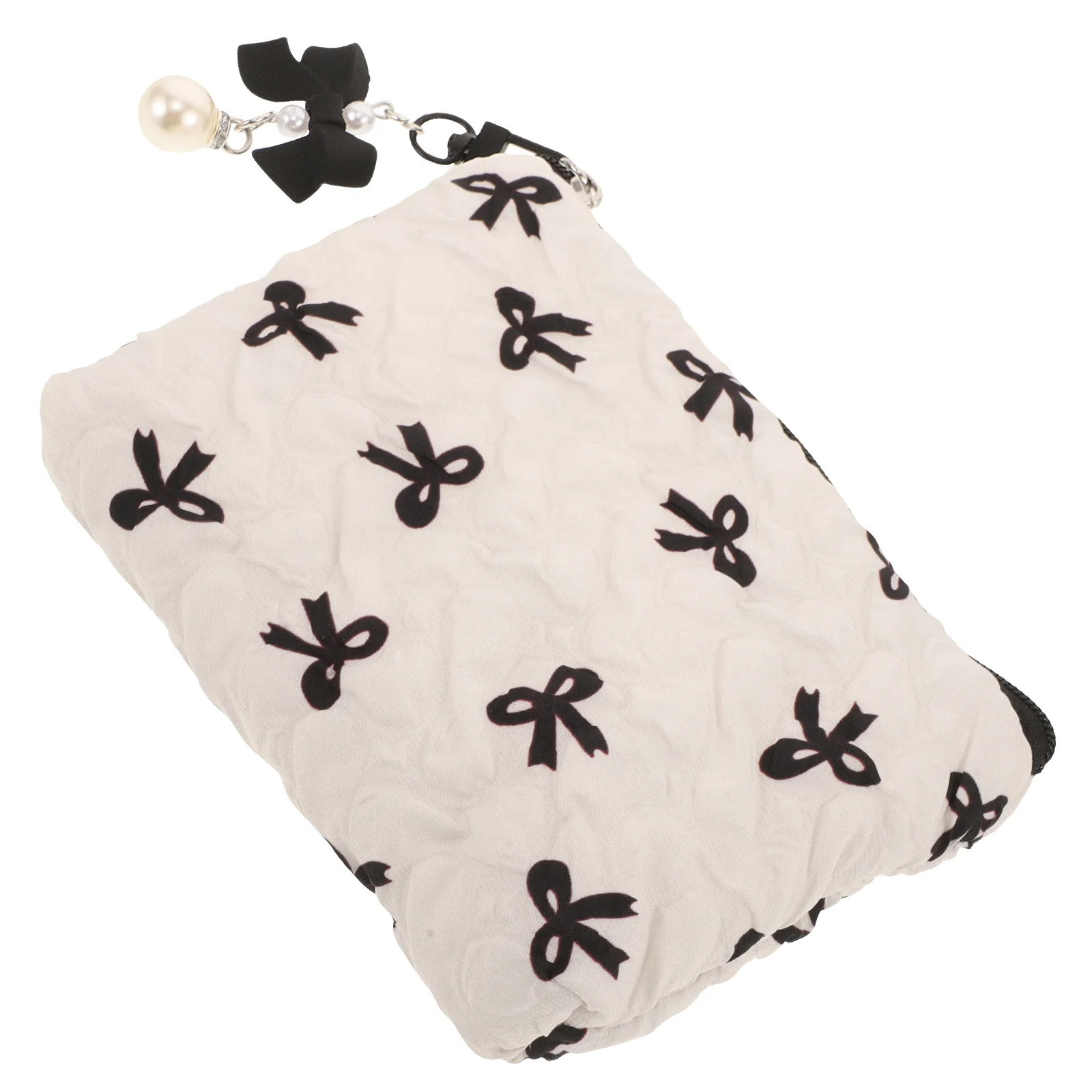 

Stylish Bowknot Makeup Bag Women Organizer Travel Toiletry Pouch Small Portable Storage Case Make Up Pouch