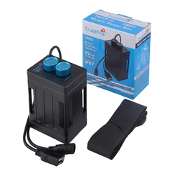 Big-capacity Waterproof Power bank Case 8.4V 18650*6 USB DC Battery Pack for Outdoor Portable Battery