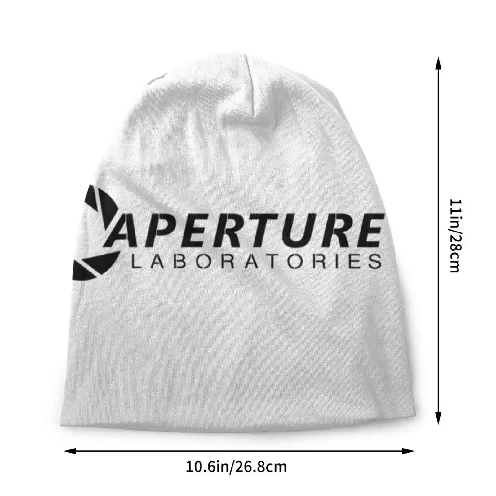 Aperture Knitted Hat Warm Beanie Outdoor Caps Aperture Aperture Labs Half Life 2 Half Life 3 Portal 2 Gaming Geeky Cave Johnson