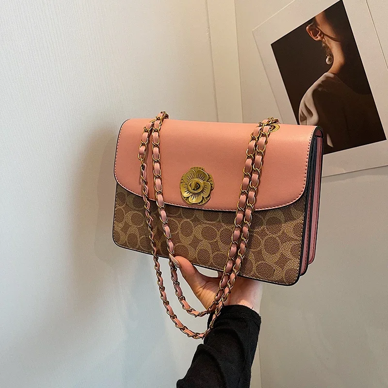 Ladies Shoulder Crossbody Bags PU Leather Women Underarm Bags Solid Color Small Top-handle Bags Purse Female Daily Handbags