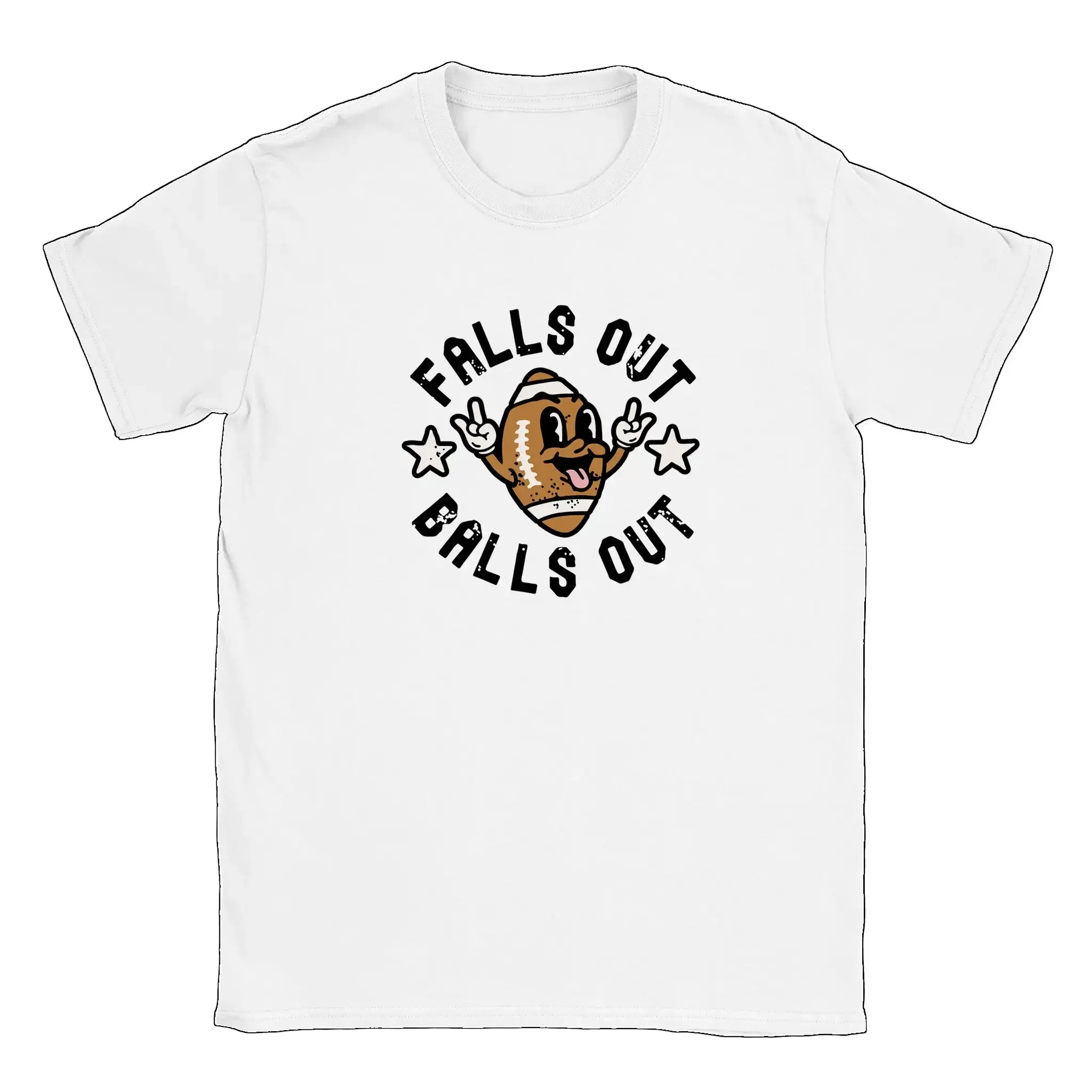 Unisex T-shirts for Men Women Summer Tees Cotton Luxury brand vintage oversizedFalls Out, Balls Out T-shirt image 2