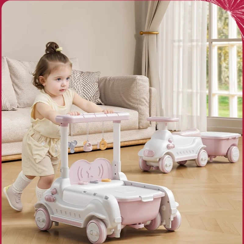 hand-pushed walker walking support station three-in-one