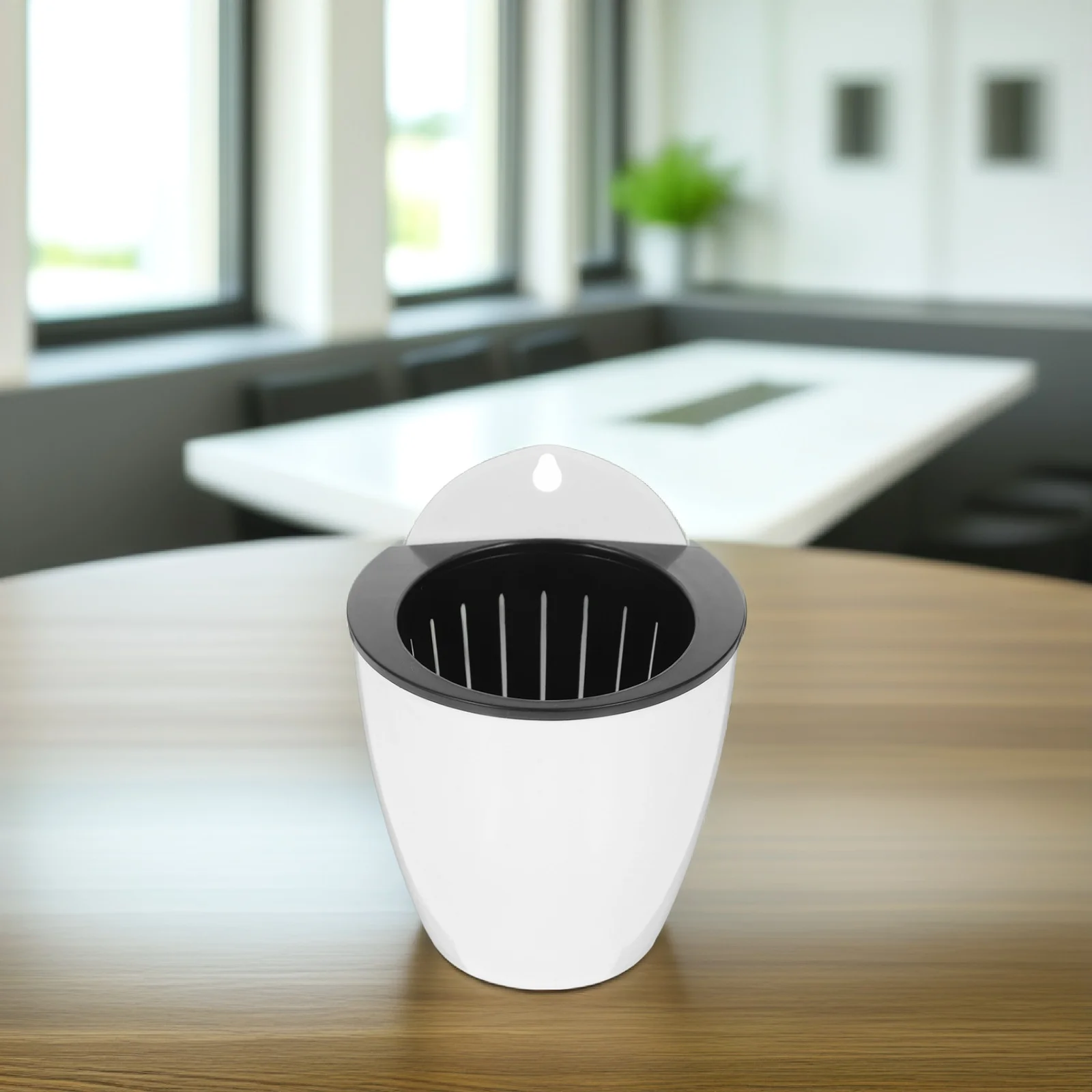 

8 Pcs Hanging Flower Pot Self Watering Planter White Self Watering Planters Balcony Decor Plant Container
