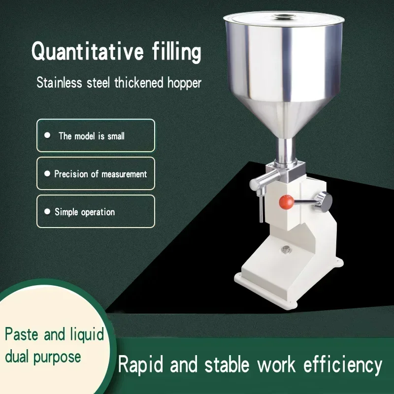 小型の手動充填機,ワイン,蜂蜜,食用油,クリーム,ジェル,液体用の定量的なディスペンサー