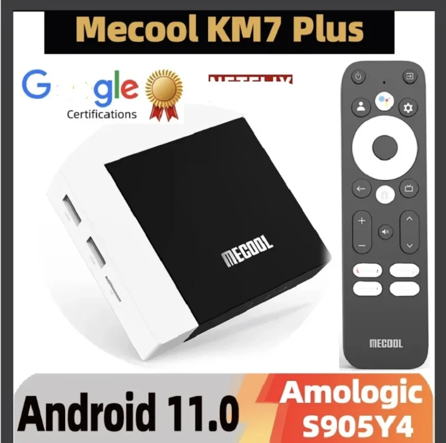 XPlus 4K: تقييم شامل لجهاز MECOOL TV Box KM7 PLUS DDR4 مع دعم 4K وAndroid 11