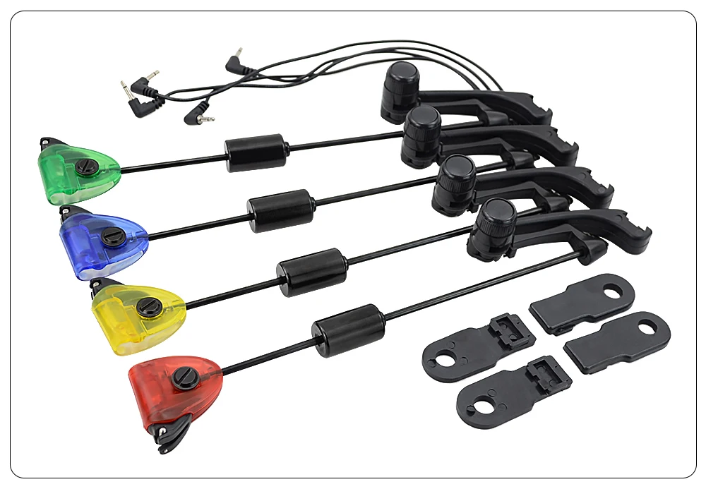 HIRISI B2002 LED Karpfenangel-Swinger-Set – mit Aufbewahrungskoffer, Karpfenbissalarm-Schwingindikatoren – Detail 4