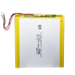 5 thread 3.7V lithium polymer battery 30100105 3.7V 4000MAH 32100106 vi8 mobile power DIY tablet computer 27103107