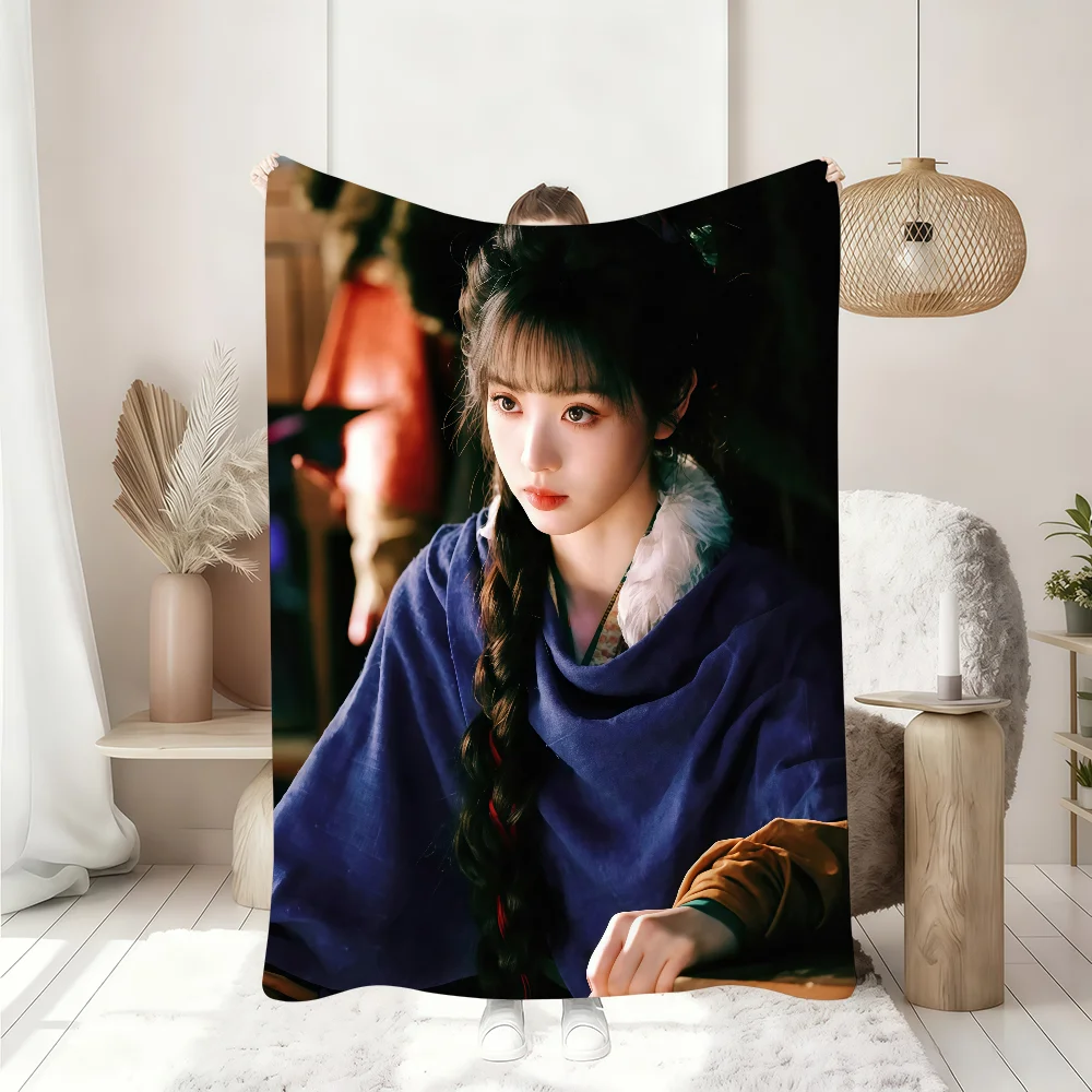 

TV P-Pursuit of Jade Fan Changyu Blanket Soft Throw Blanket for Home Bedroom Sofa Picnic Travel Office Rest Cover Blanket Gift