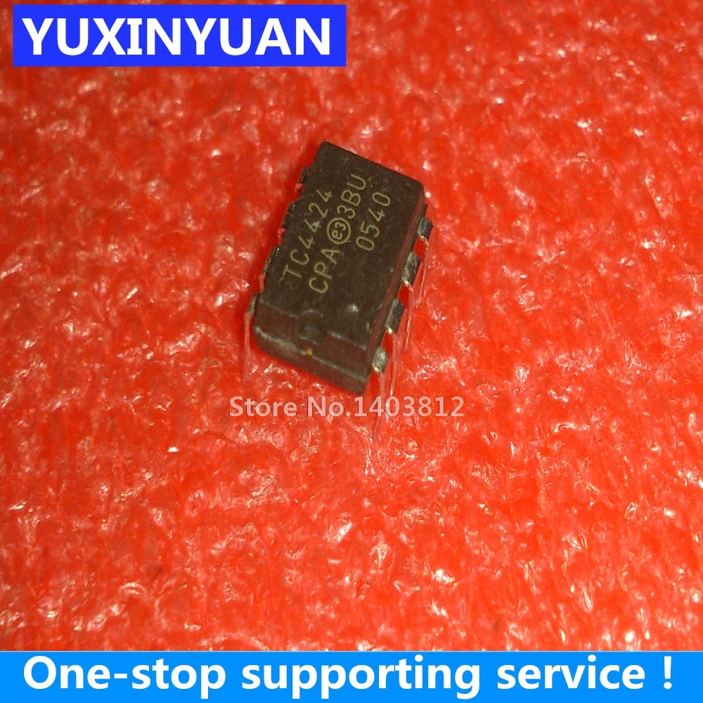 10PCS TC4424CPA TC4424 DIP8 IC NEW IN STOCK