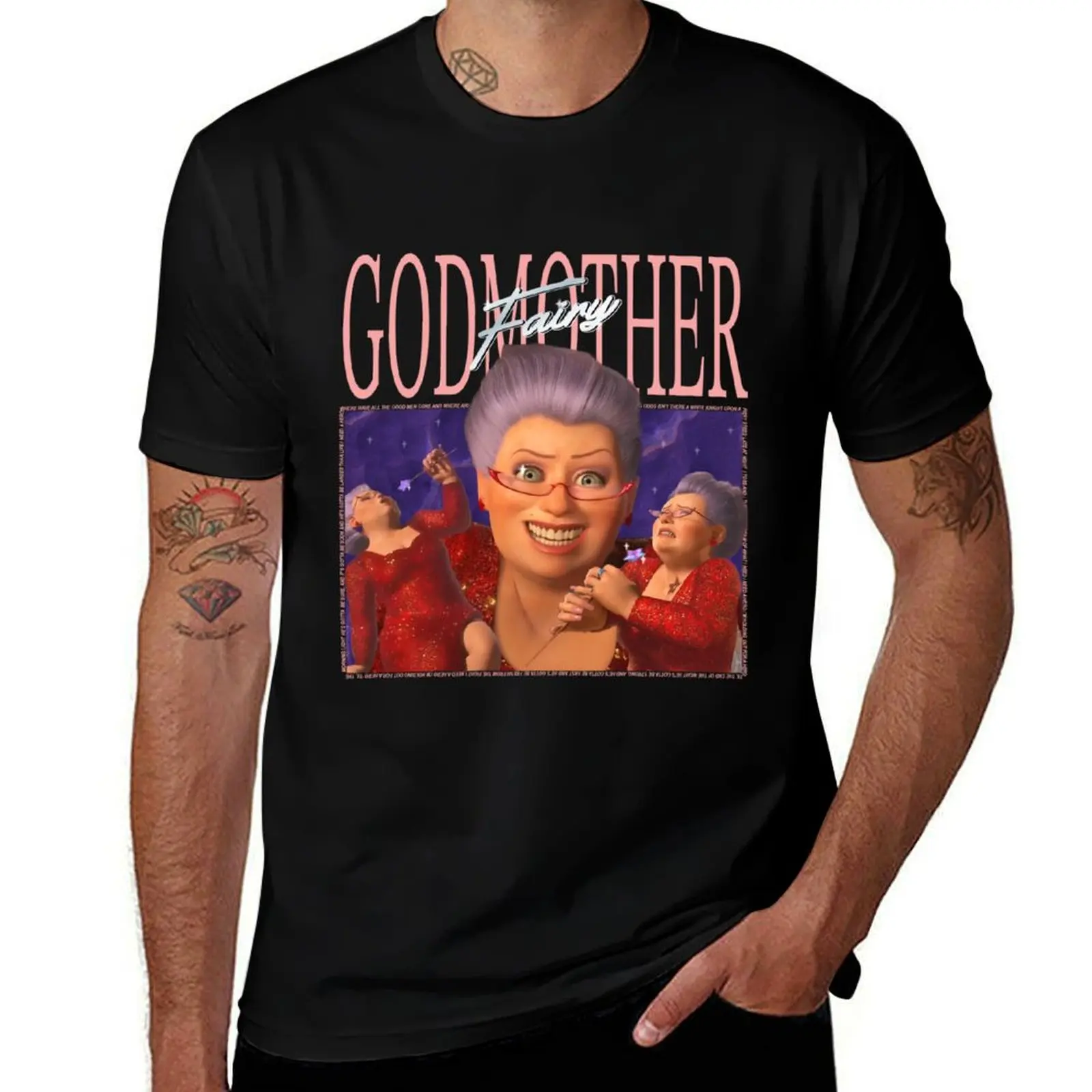 

Fairy Godmother Retro Hip Hop T Shirt T-Shirt man t shirts for men casual funny t shirts man T-shirt
