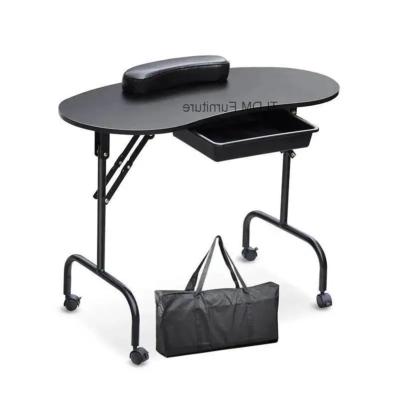 

Slim Nail Desk With Drawers Design Unique Elegant Nail Desk Profesional Modern Mesa Storage De Manicurista Nail Salon Furniture