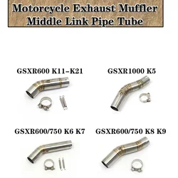 Motorfiets Uitlaat Demper Middelste Link Pijp Buis Voor Suzuki Gsxr 600 750 Gsxr600 Gsxr750 K6 K7 K8 Gsr750 Gsr750 Gsxr1000 K5 2016 L11