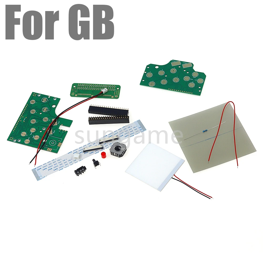 15sets For GB DIY 6 Buttons PCB Board Switch Wire Connector Kit For Raspberry For GameBoy GPIO DMG-001