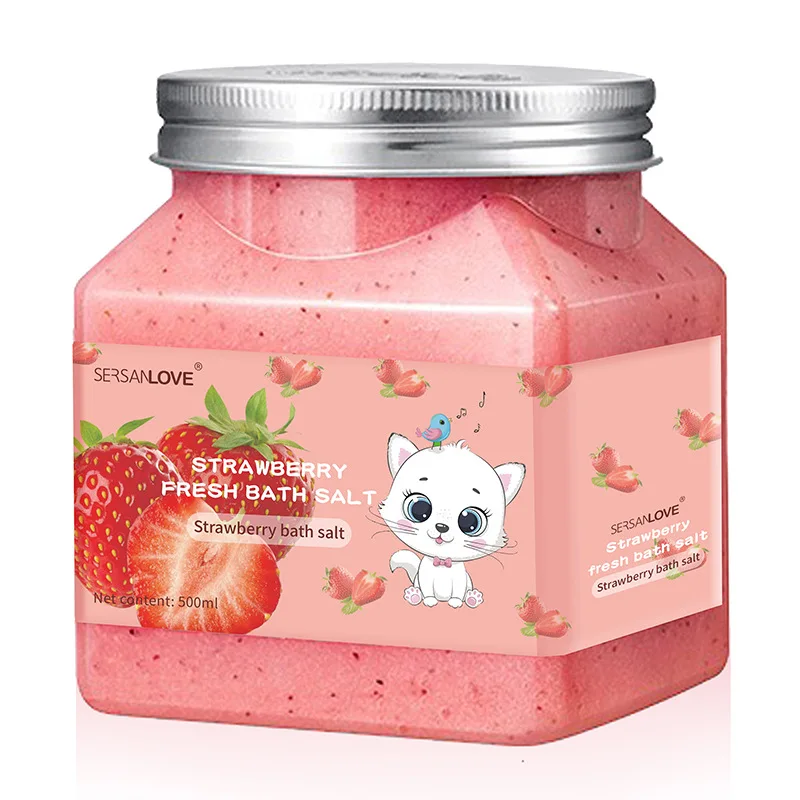 Peeling do ciała 500g Peeling z solą do kąpieli Balsam zmiękczający Usuwanie kurczaka Skóra Nawilżający peeling owocowy