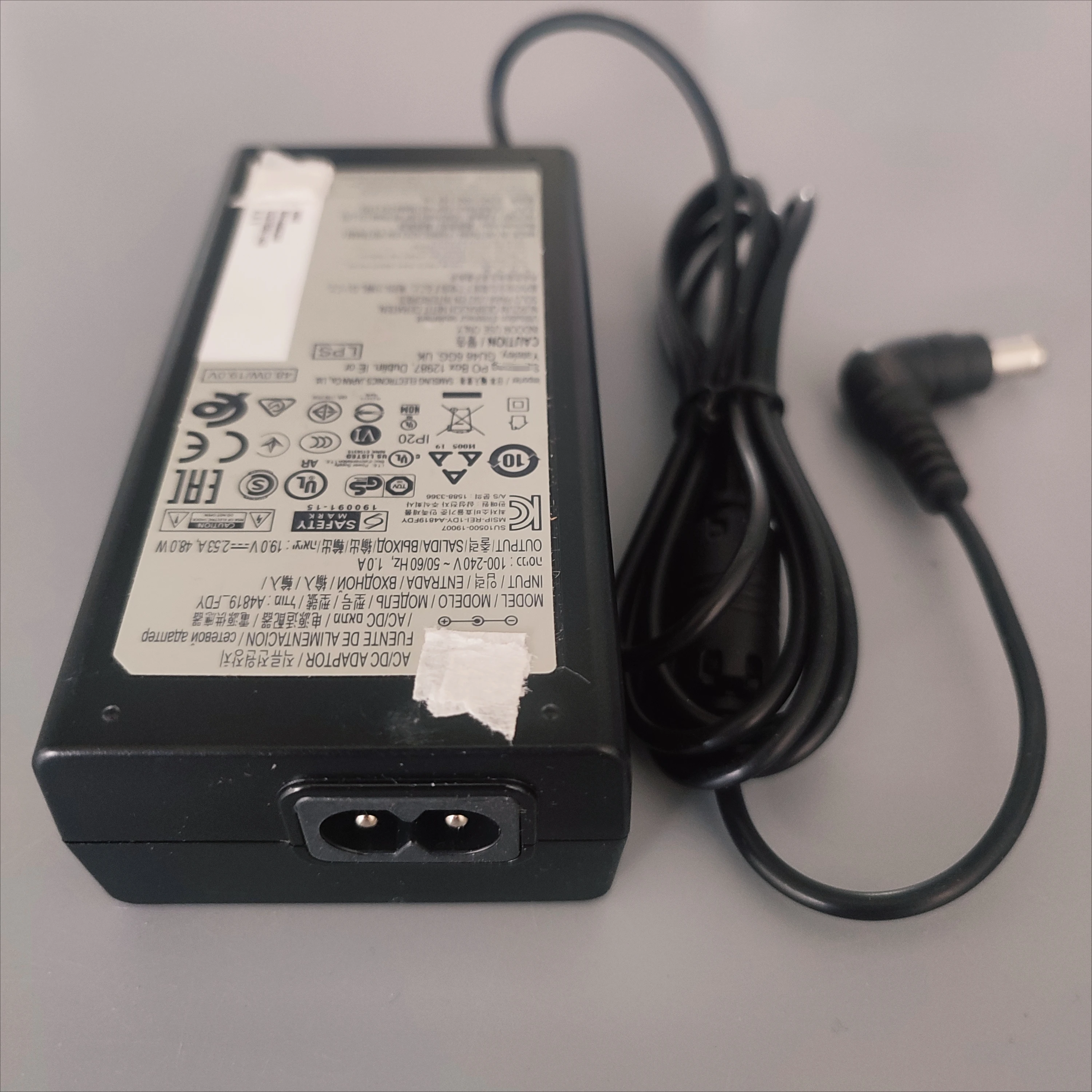 Echte A4819_fdy 19V 2. 53a 48W BN44-00835A Ua32j4088a Un32j400d Un32j4000a Ac Dc Adapter Kabellader