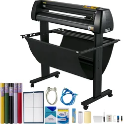 SucceBuy 4Inch Vinyl Cutter 3 Bundel Vinyl Cutter Machine Handleiding Vinyl Printer LCD Display Plotter Cutter Signmaster Software