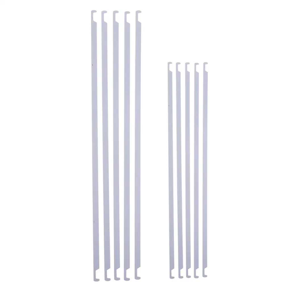 5Pc  Hanging File Folder Rods Bars Document Organizer Holder Tool