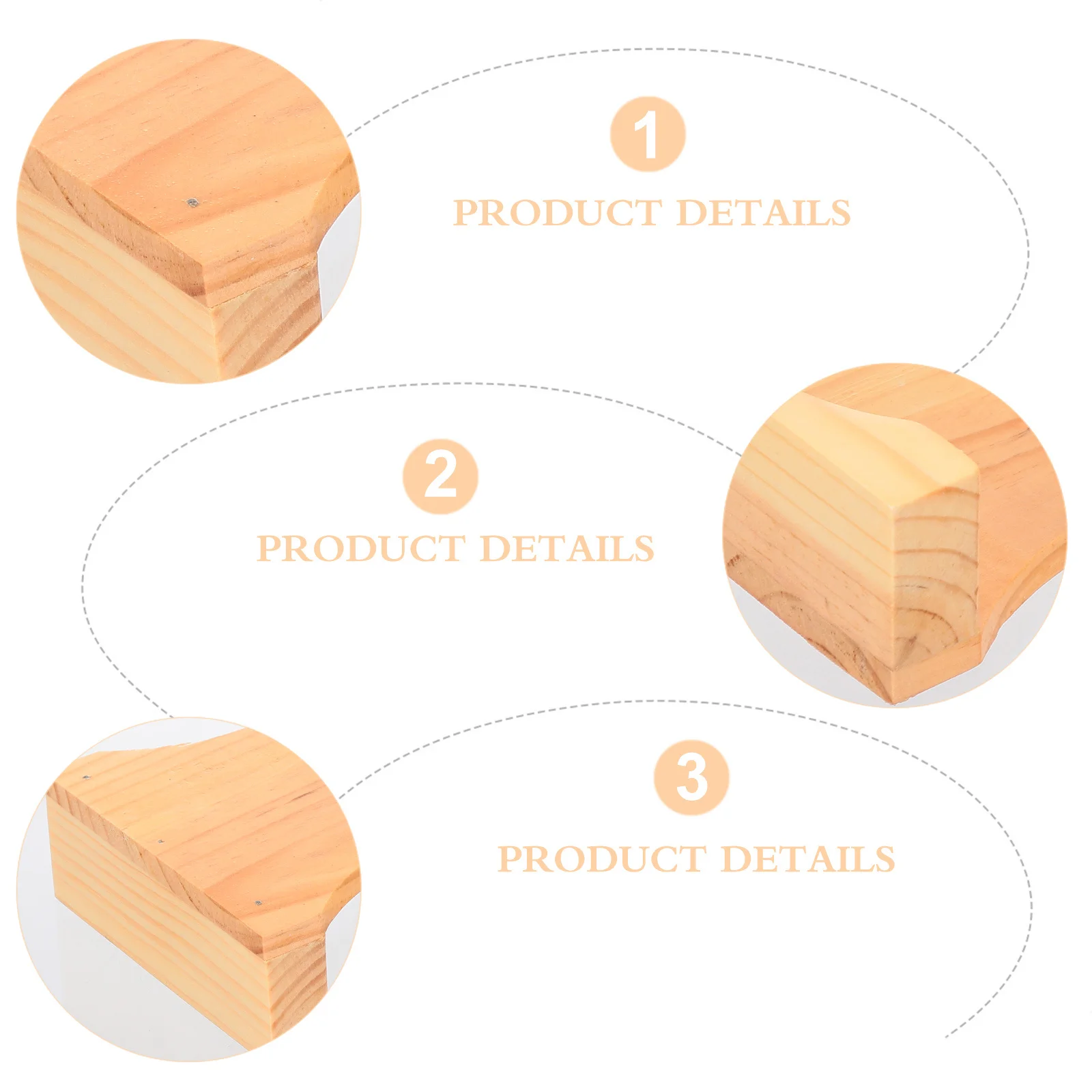 

1Pcs Bamboo Coaster Holder Space Saving Sturdy Rack Stackable Storage Multi-Purpose Cell Phone Pen Organizer Kitchen Gadget