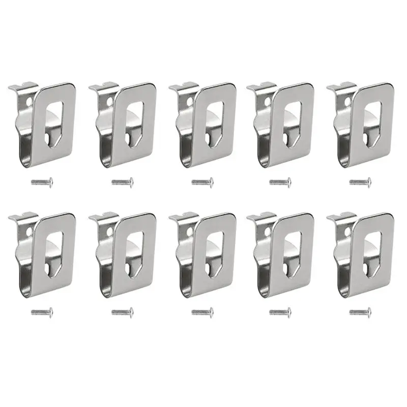 ABWZ-10PCS Power Tools Belt Clip Hook Belt Hook Part Belt Clip Hooks For DCD985 Drill Driver Holder N268241 N169778