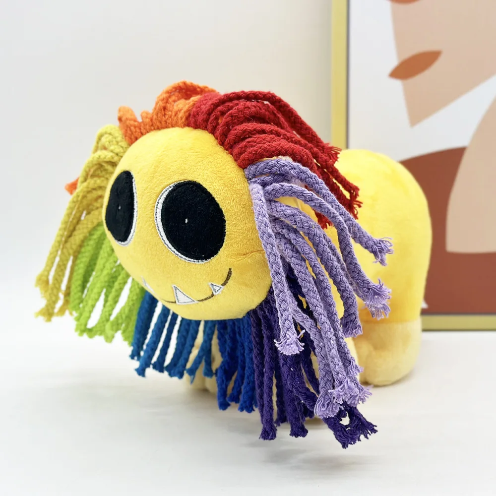 New Nightmare Critters Plush Yarnaby Colorful Lion Toy Stuffed Nightmare Animal Soft Toy Doll Birthday Halloween Christmas Gift