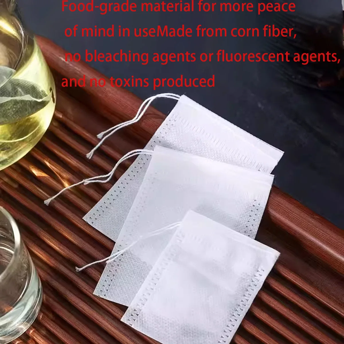 Filter bags, tea bags, disposable food-grade non-woven soup bags, traditional Chinese medicine bags, 500 pcs