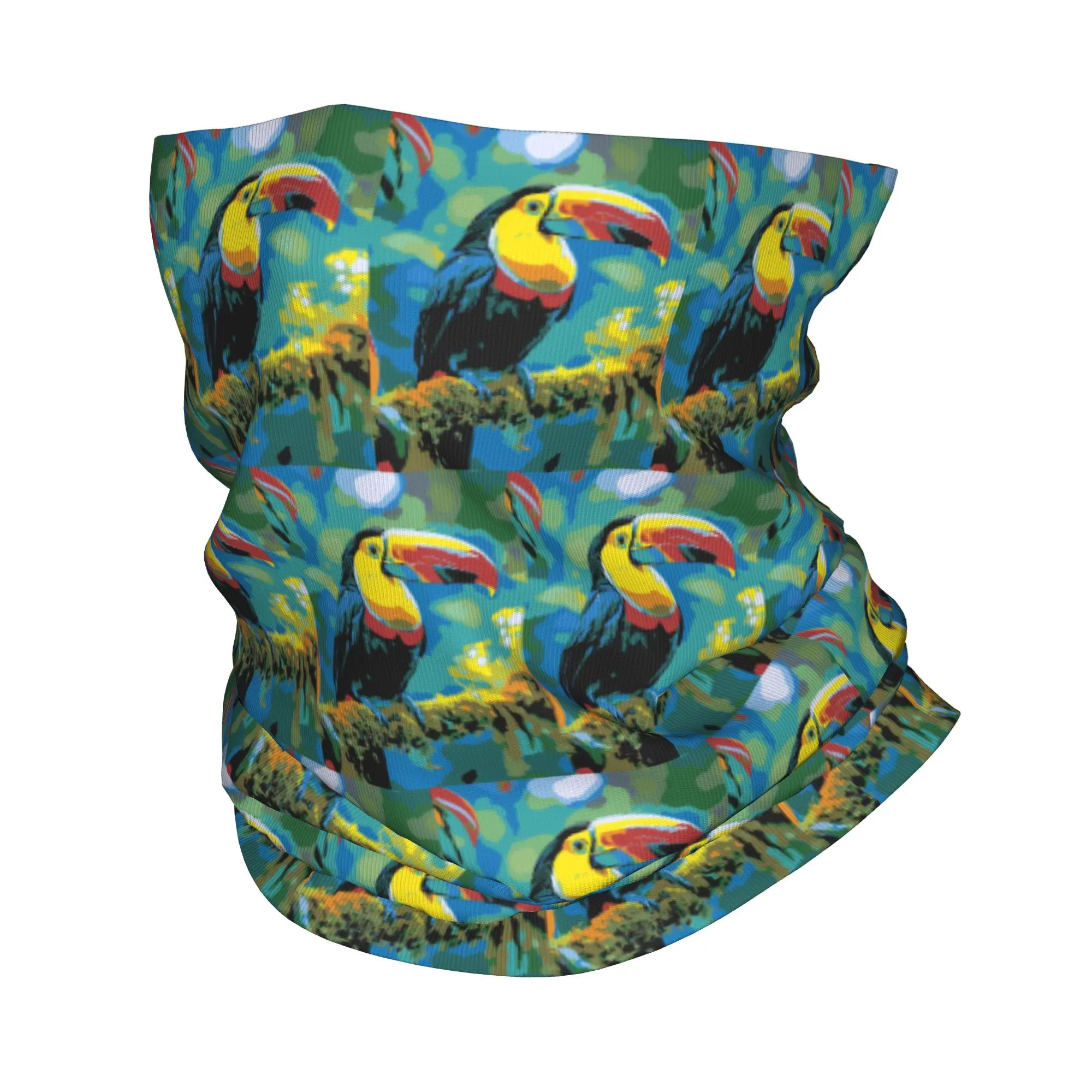 

Красивая бандана с принтом птицы-туанка, волшебный шарф с принтом, теплая балаклава для езды на велосипеде, унисекс, для взрослых