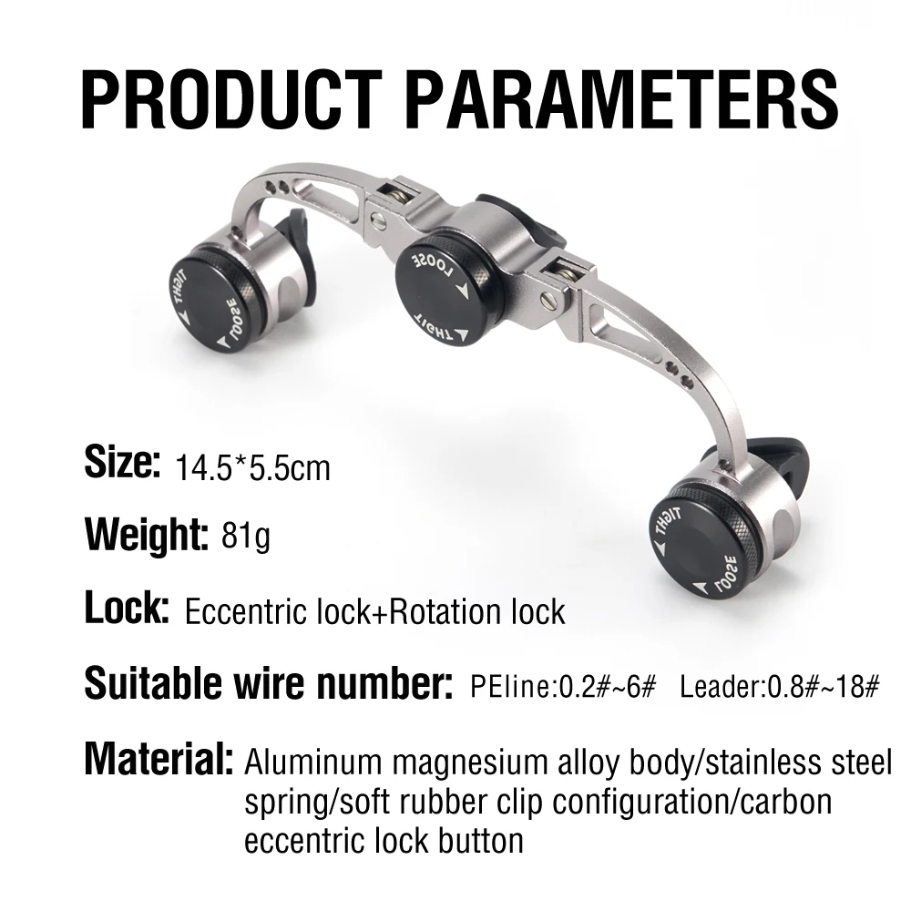 1 قطعة خط صيد معدني قابل للطي GT/FG/PR عقدة جهاز ربط أداة لخط مضفر والزعيم