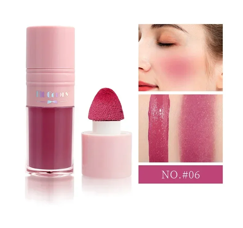 Heallor Liquid Cheek Blush viso nutriente Blush Gel Cream impermeabile multiuso occhi e labbra trucco Blush Stick cosmetici wit