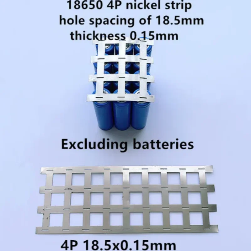 1 Rotolo 1m 18650 Batteria agli ioni di litio Piastra in lamiera di nichel Cintura in acciaio placcato in nichel Connettore Saldatrice a punti