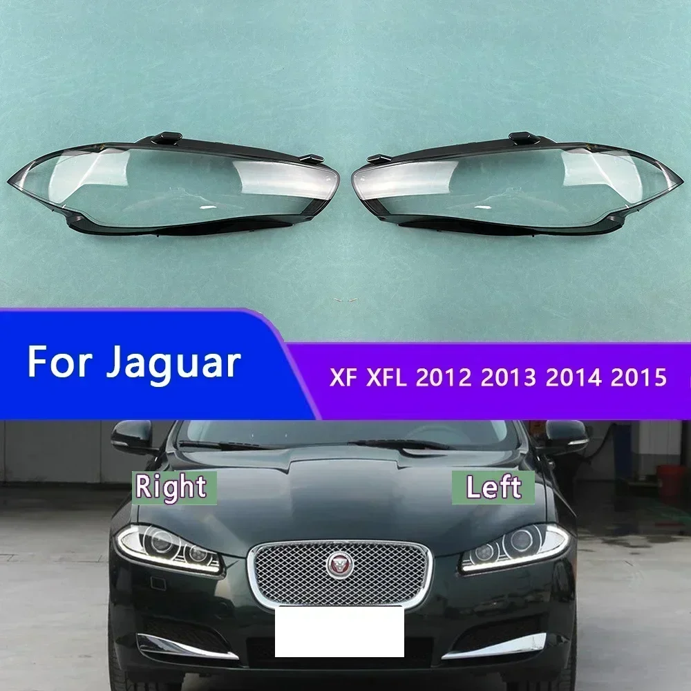 

For Jaguar XF XFL 2012 2013 2014 2015 Car Front Headlight Cover Lens Glass Headlamps Transparent Lampshad Lamp Shell Masks