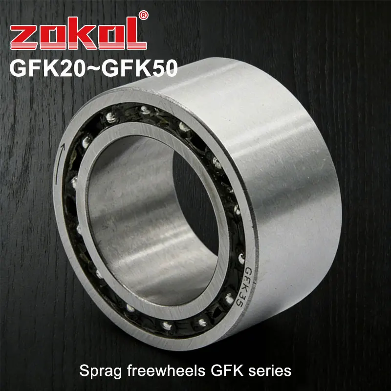

ZOKOL Wedge type one-way clutch GFK 20 25 30 35 40 45 50 overrunning clutch anti reverse clutch used in cement machinery textile