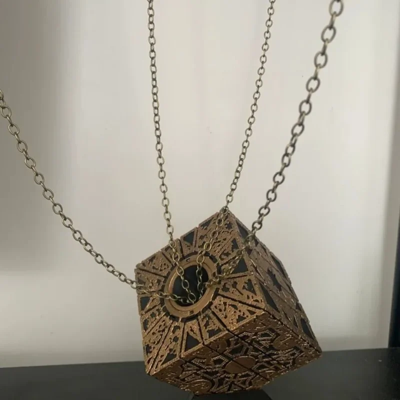 1PC Working Lemarchand's Lament Configuration Lock Puzzle Box from Hellraiser Decor Creative with Lock  Detachable Magic Cube