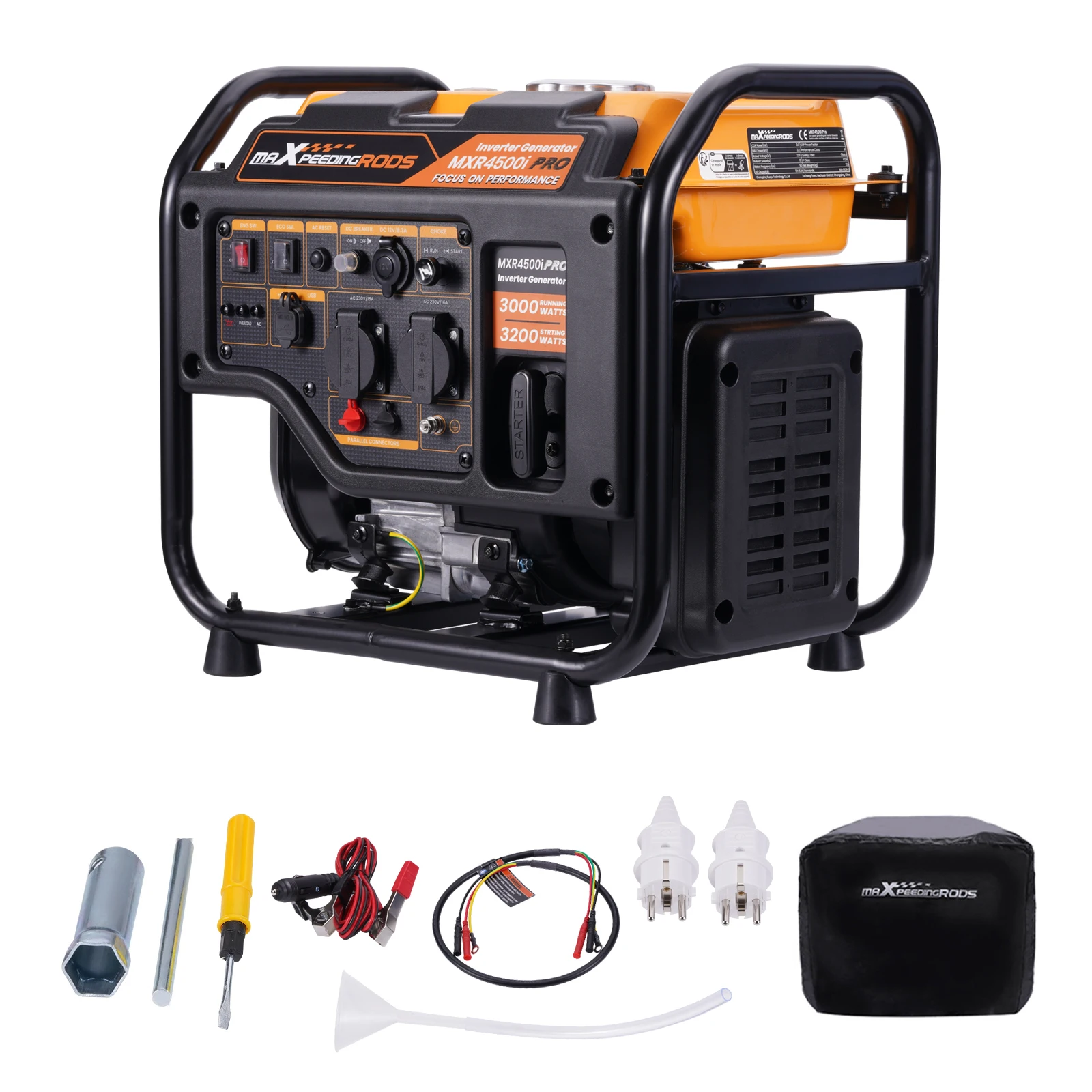 Maxpeedingrods 3200W CE Portable Power   4-stroke Generators Inverter With Stocks In Germany