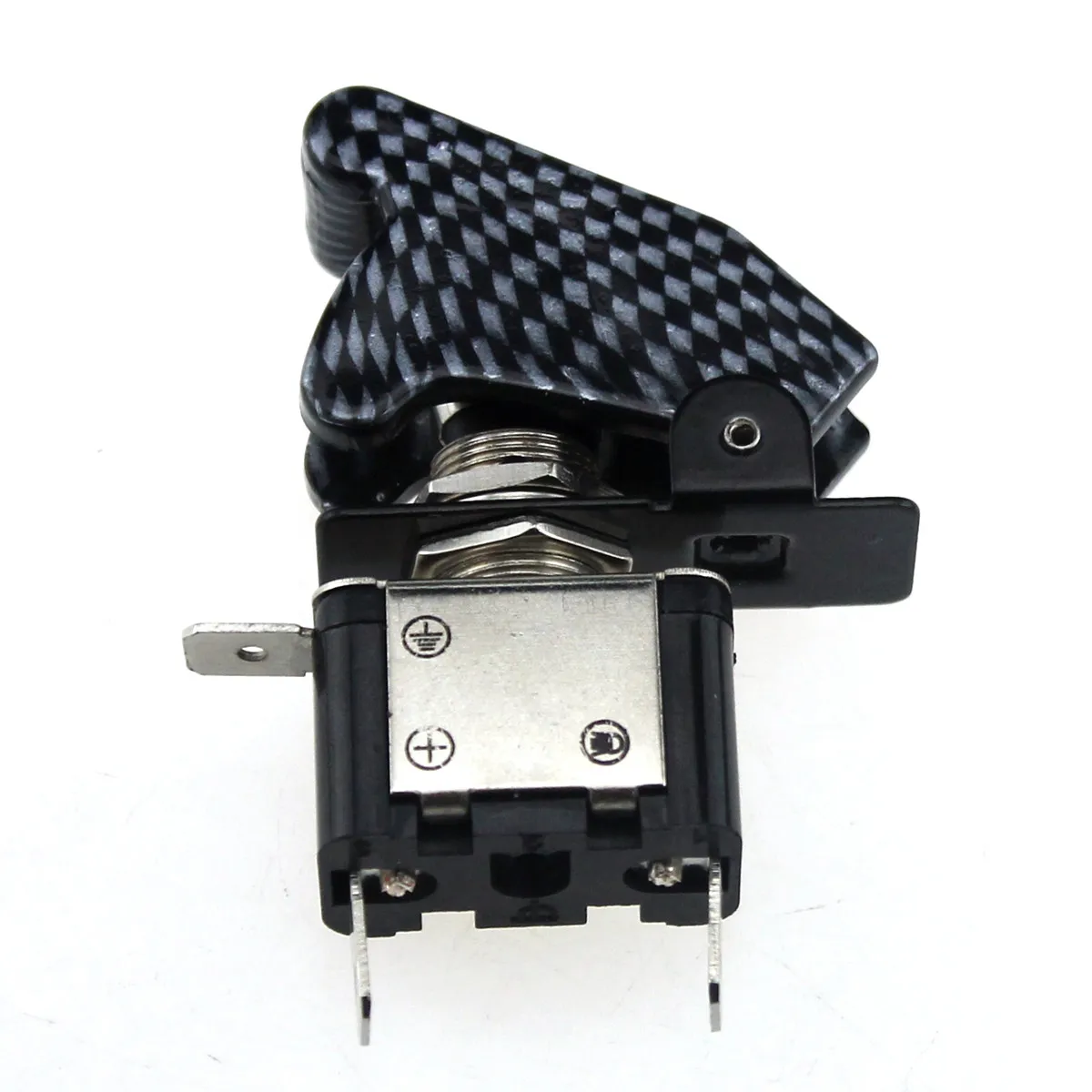 12V 20A Toggle Ignition Switch LED Indicator Light Waterproof Rocker for Car Boat Rv Yacht Racing Vehicle Dashboard Control