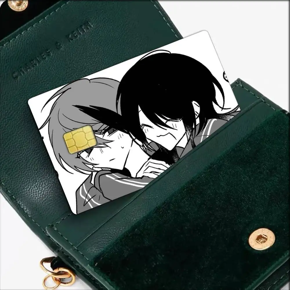 Anime K-Kasurich-h Waterproof Film Skin Cover Credit Card Stickers Debit Front Bank Bus Pass