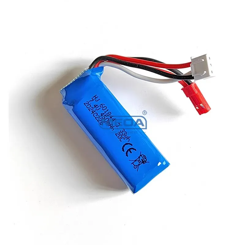 7.4V 20C 450mah Battery for RC Car Mini-Q k969 K979 K989 K999