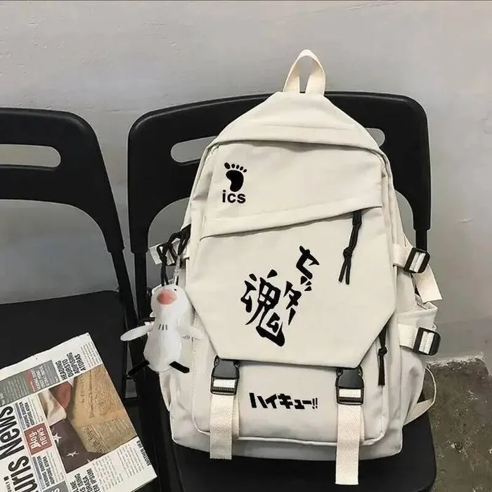 

Черно-белые школьные сумки для студентов-подростков, рюкзаки Mochilas большой емкости для подарка, аниме-игры