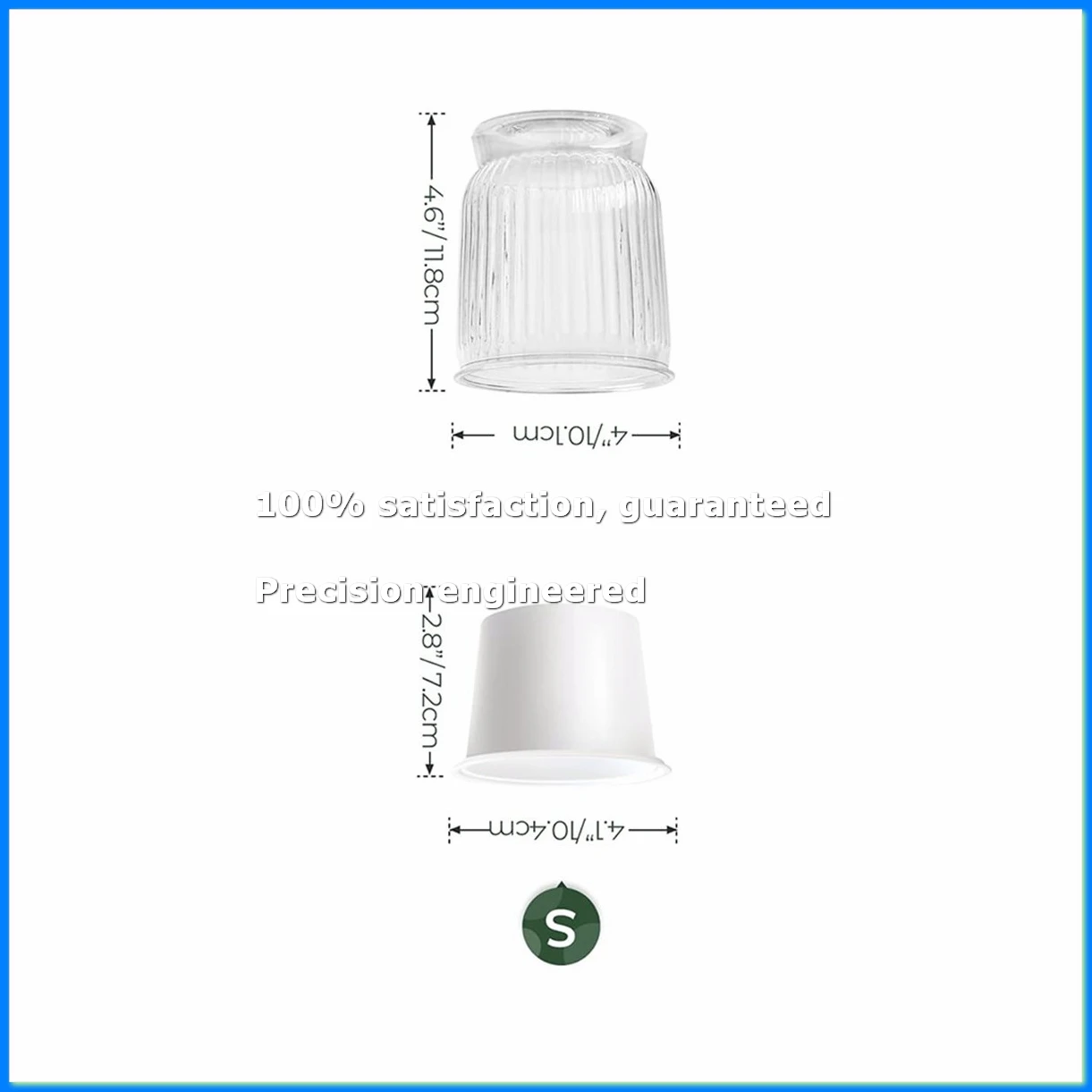 Self Watering Plant Pots, 4 Inch Small Plant Pots, Self Watering Planter with Deep Reservoir, Flower Pots 4 Pack-DTB1