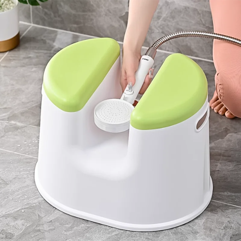 Plastic Squat Bathroom Chair Sex Squat Small Sauna Designer Stool Massage Bad Disabled Space Saving Tabouret Bathroom Furniture image 5