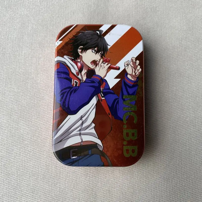 Japanese Anime DRB Hypnosis Microphone Yicun Random Number Food Toy Candy Can Tin Can Storage Box Tin Box